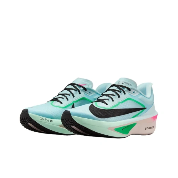 Nike Zoom Fly 6 Устойчивые к истиранию Низкие Повседневные Беговые Кроссовки Мужские Синие