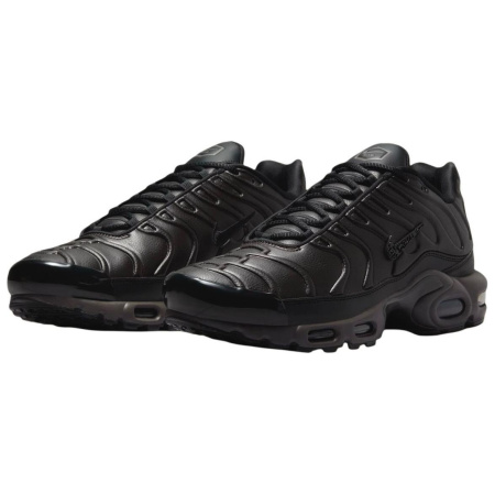 Nike Air Max Plus Устойчивые к истиранию низкие беговые кроссовки унисекс черные