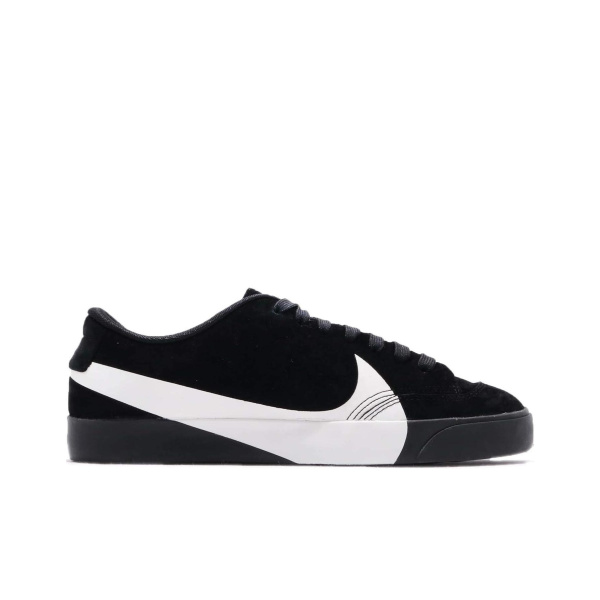 Nike Blazer XS Low Кроссовки для скейтбординга Женские Черно-белые