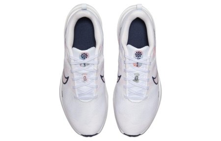 Nike Downshifter 12 Амортизация Устойчивость к истиранию Дышащий Низкий Топ Повседневные Беговые кроссовки Женские Белый Розовый