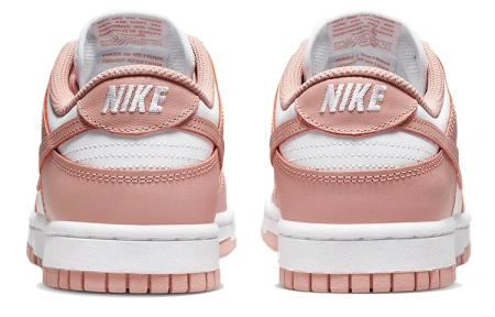 Nike Dunk 'Розовый Шепот' Кожа Винтаж Противоскользящие Устойчивые к Износу Легкие Низкие Кроссовки для Скейтбординга