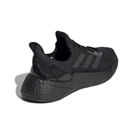 Adidas X9000l4 Винтаж Сетчатая Ткань Текстиль Низкие Беговые Кроссовки Унисекс Черные