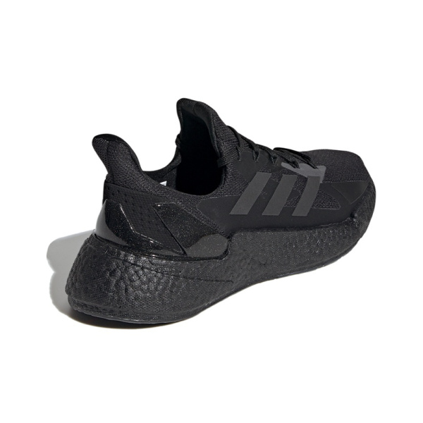 Adidas X9000l4 Винтаж Сетчатая Ткань Текстиль Низкие Беговые Кроссовки Унисекс Черные