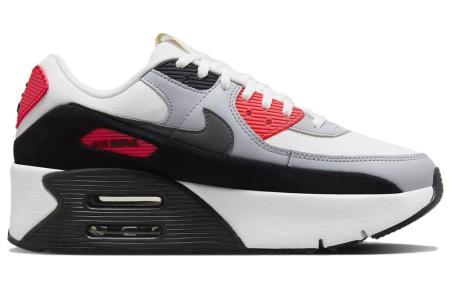 Nike Air Max 90 LV8 Low Топ Повседневная обувь Женская Белый Черный Красный