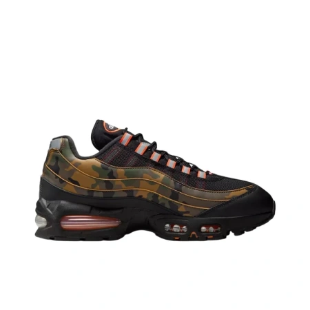 Nike Air Max 95 Дышащие Беговые Кроссовки Унисекс Черный Умбра