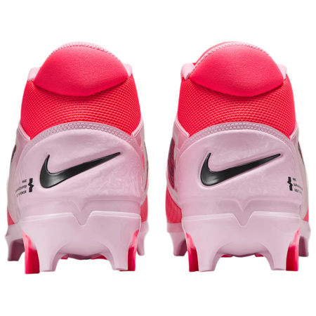 Nike Alpha Menace 4 Противоскользящие Устойчивые к истиранию Футбольные бутсы Унисекс Розовые