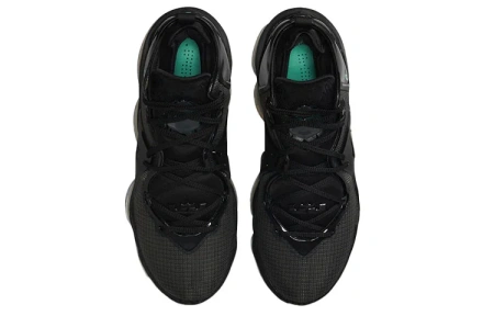 Nike Lebron 19 EP High Топ Баскетбольные кроссовки для игры Унисекс Черный Азиатская версия