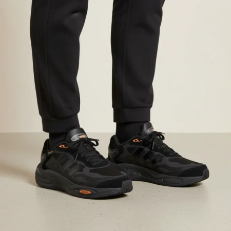Adidas CLIMAWARM Износостойкие Низкие Беговые Кроссовки Унисекс Черные