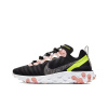 Nike React Element 55 Ткань Anti-Slip Легкий Низкий Верх Повседневные Беговые Кроссовки Женские Черный Розовый Конфетный