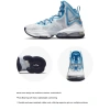 Nike Lebron 19 Space Jam High Топ Детские Баскетбольные Кроссовки Серебристо-Серый Синий