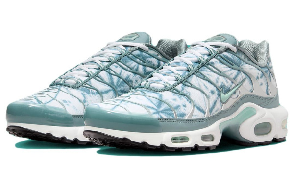 Nike Air Max Plus Сетка TPU Кожа Низкий Верх Повседневная Обувь Мужская Синий Белый