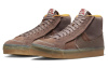 Nike SB Blazer MID Удобный MID Топ Скейтборд Кроссовки Унисекс Коричневый
