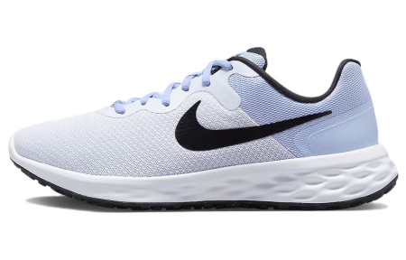 Nike REVOLUTION 6 Ткань Амортизация Дышащий Легкий Низкий Верх Повседневные Беговые Кроссовки Мужские Светло-Синие