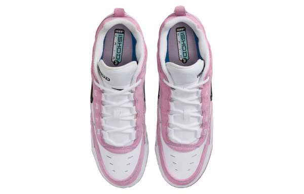 Nike SB Ishod Замша Устойчивая к истиранию Дышащая Низкие Кроссовки для скейтбординга Унисекс Розовые