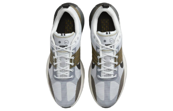 nike Lunar Roam Устойчивый к истиранию Дышащий Поддерживающий Низкий Верх Повседневный Городской Коммутирование Беговые кроссовки Мужские Белый Зеленый