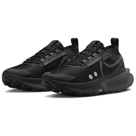 Nike Zegama Trail 2 Удобные противоскользящие и устойчивые к истиранию кроссовки для бега с верхом MID женские черные