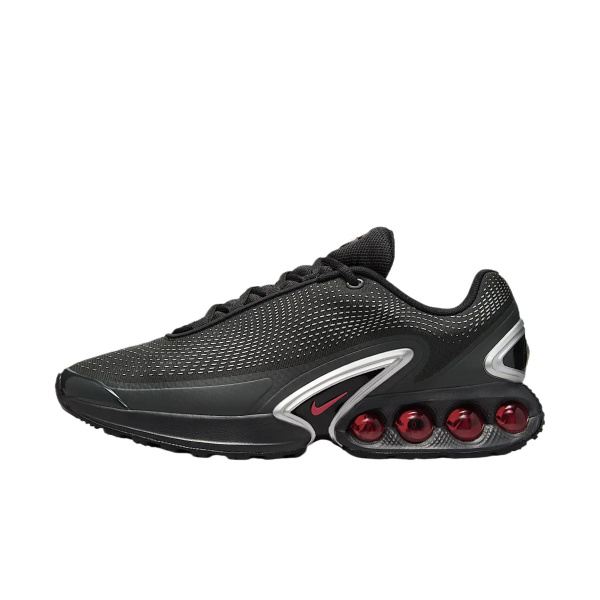 Nike Air MAX DN Дышащая Поддержка Низкий Верх Повседневные Беговые Кроссовки Мужские Черные Красные
