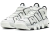 Nike Air More Uptempo Белый цвет вершины MID Топ Винтажные баскетбольные кроссовки Женские Белый Черный