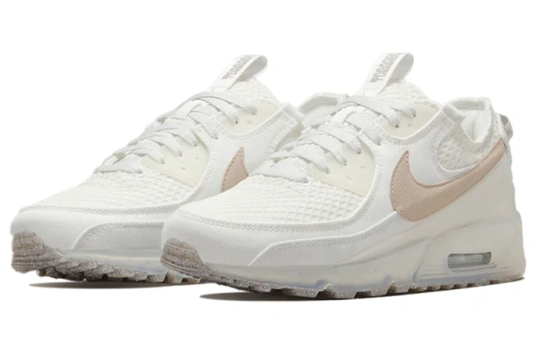 Nike Air Max 90 Винтаж Амортизация Низкие Повседневные Беговые Кроссовки Мужские Экрю