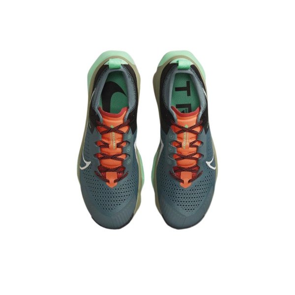 Nike ZoomX Zegama Trail Low Top Trail Беговые кроссовки Мужские Зеленые