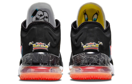 Nike Lebron 18 Low EP 'Sylvester VS Tweety' Амортизация Противоскользящее покрытие Устойчивость к истиранию Поддержка