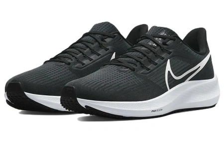 Nike Air Zoom Pegasus 39 Marathon Низкие Повседневные Беговые Кроссовки Мужские Черно-Белые