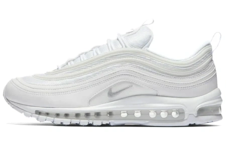Nike Air Max 97 Амортизация Низкие Беговые Кроссовки Мужские Белые