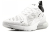 Nike Air Max 270 Ткань Низкие Кроссовки для Бега с Воздушной Подушкой Унисекс Белый Черный