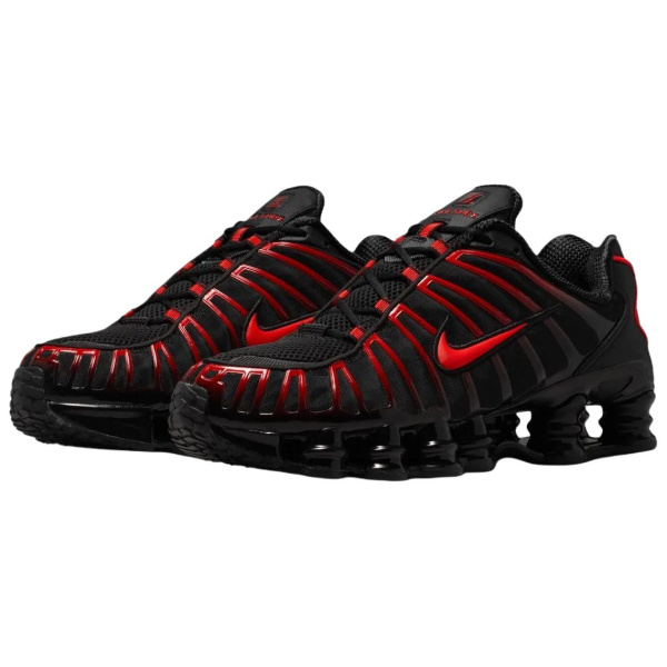 Nike Shox TL Series Повседневные беговые кроссовки Мужские Черные Красные