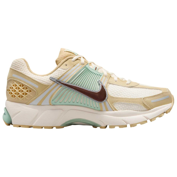 Nike Vomero 5 противоскользящие устойчивые к истиранию низкие беговые кроссовки унисекс бежево-коричневые
