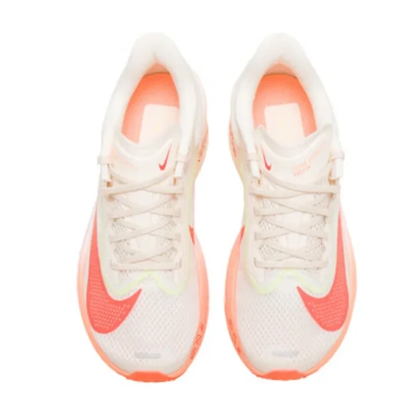 Nike Zoom Fly 6 Дышащий Низкий Топ ZOOMX Тренировочные Гоночные Беговые Кроссовки Женские Белый Оранжевый
