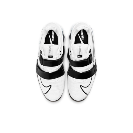 Nike Romaleos 4 Мода Низкие Кроссовки для Тренировок Унисекс Белый Черный