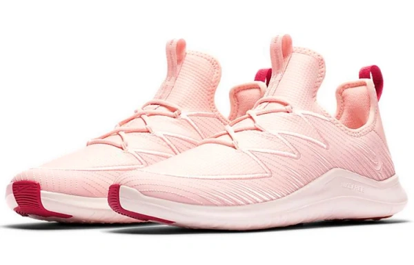 Nike Free TR Ultra Амортизация Противоскользящие Низкие Кроссовки для тренировок Женские Розовые