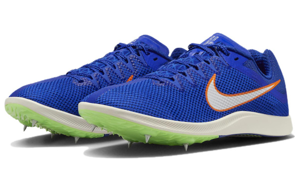 Nike Zoom Rival Удобная Сетчатая Ткань Устойчивая к Износу Дышащая Низкий Верх ТРЕНИРОВОЧНАЯ БЕЖА ЛИЦЕВЫЙ Унисекс СИНИЙ