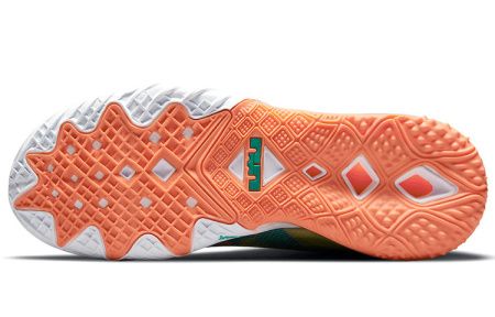 NIKE Lebron 18 Low EP 'Лето REFRESH' Лимонный Чай Удобный Текстиль Синтетическая Кожа TPU