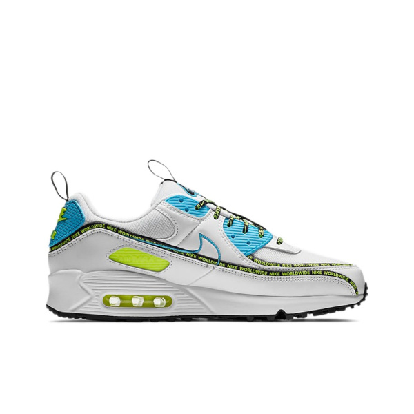 Nike Air Max 90 Синтетическая кожа Низкие кеды с воздушной подушкой для повседневного бега Унисекс