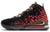 Nike Lebron 17 E EP 'Courage' Драконий узор Высокие баскетбольные кроссовки для игры Унисекс Черный Красный