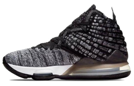 Nike Lebron 17 MID Топ Баскетбольные кроссовки Мужские Темно-серые