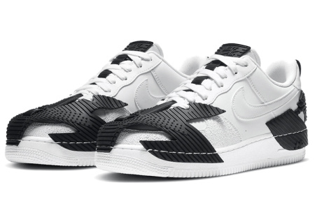 Nike Air Force 1 NDSTRKT 'Белый' Кожа Покрытие Противоскользящий Устойчивый к Износу Легкий Низкий Топ