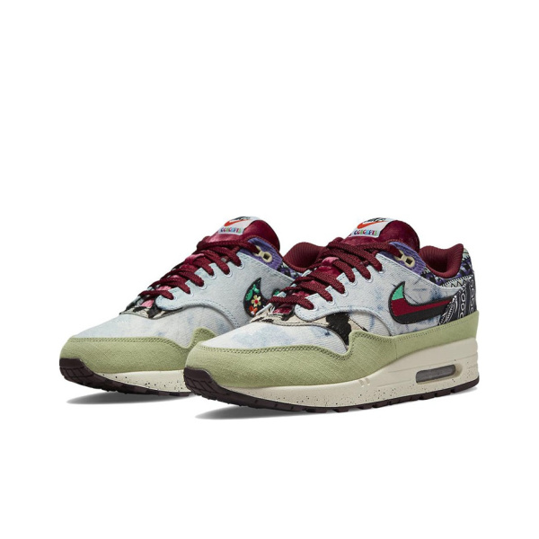 Concepts X Nike Air Max 1 Устойчивые к истиранию Низкие Кроссовки с воздушной подушкой для повседневного бега Унисекс