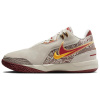 Nike LeBron NXXT Gen Противоскользящие Устойчивые к истиранию Низкие Баскетбольные кроссовки Унисекс Бежево-красные