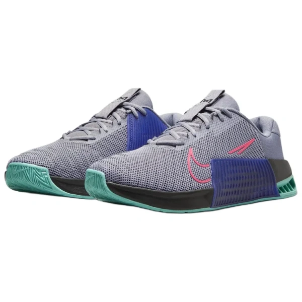 Nike Metcon 9 противоскользящие устойчивые к истиранию низкие кроссовки для тренировок мужские серые
