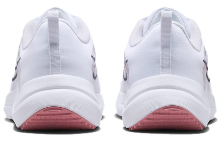 Nike Downshifter 12 Амортизация Устойчивость к истиранию Дышащий Низкий Топ Повседневные Беговые кроссовки Женские Белый Розовый