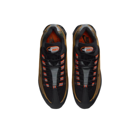 Nike Air Max 95 Дышащие Беговые Кроссовки Унисекс Черный Умбра