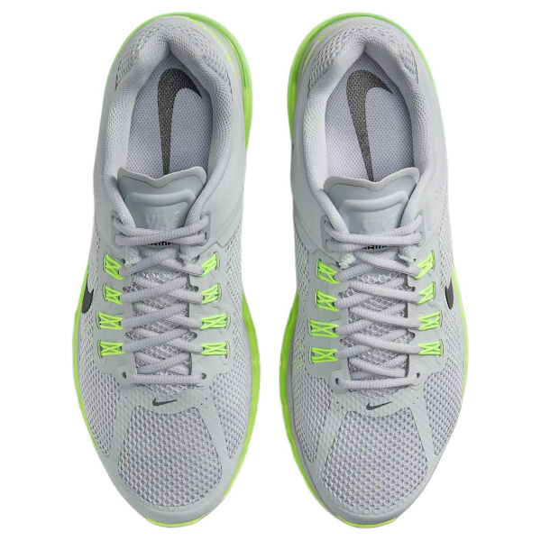 Nike Air Max 2013 Удобные Износостойкие Низкие Повседневные Беговые Кроссовки Мужские Серый Желтый
