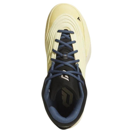 Adidas Dame 10 Противоскользящие Устойчивые к истиранию Низкие Баскетбольные кроссовки Мужские Желто-черные