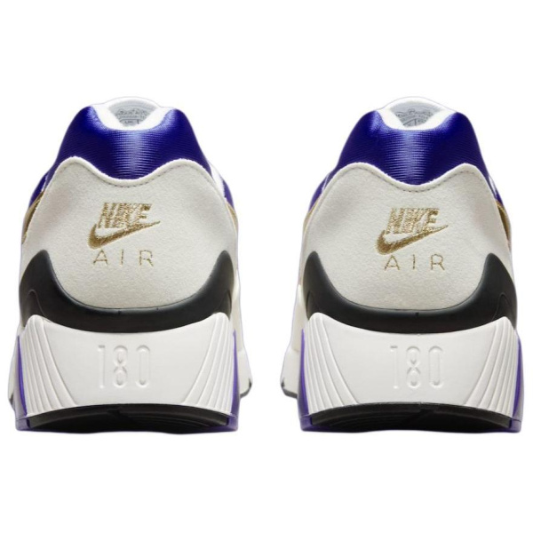 Nike Air Max 180 Low Беговые кроссовки Унисекс Белый Синий Желтый