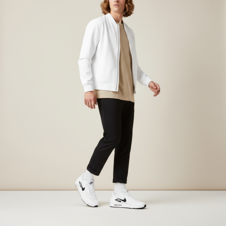 Nike Air MAX 90 Low Топ Повседневные Беговые Кроссовки Унисекс Белый Черный
