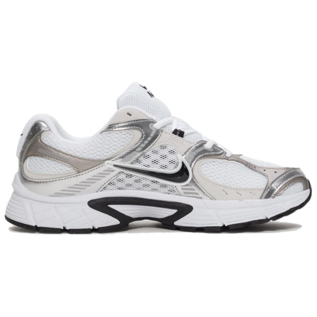 Nike V5 RNR Противоскользящие устойчивые к истиранию низкие повседневные беговые кроссовки мужские белые серебристые