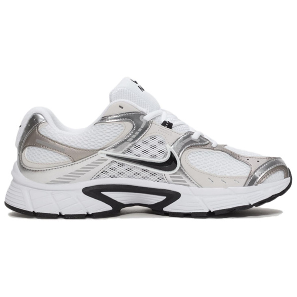 Nike V5 RNR Противоскользящие устойчивые к истиранию низкие повседневные беговые кроссовки мужские белые серебристые